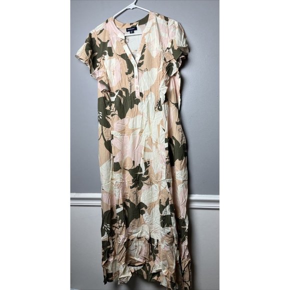 Studio Park x Amy Stran Floral Effortless Maxi Dress- TAUPE, Petite 1XP, A480579 - Picture 2 of 5